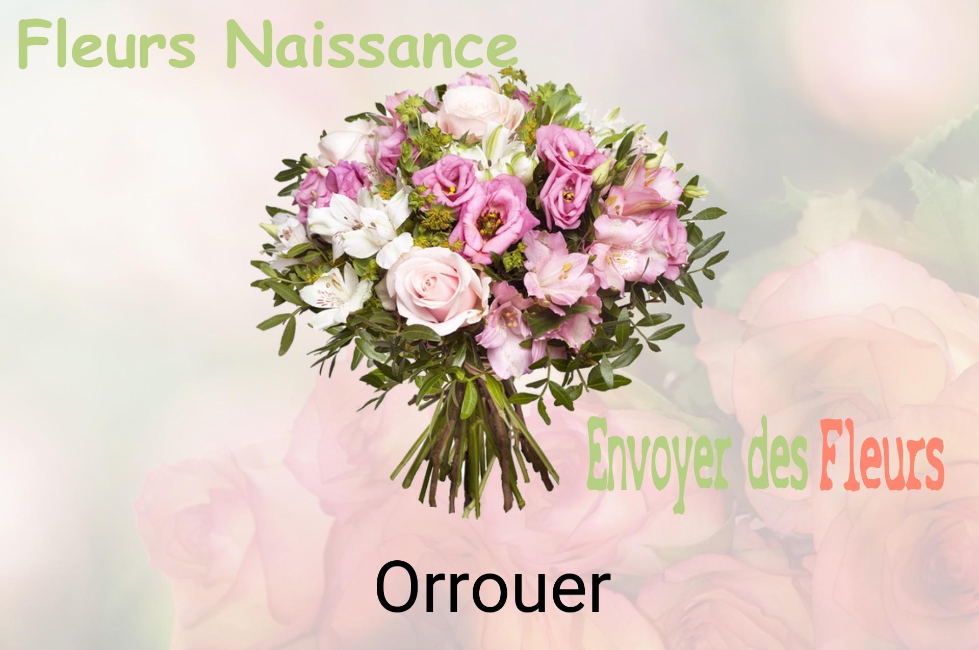 Bouquet de fleurs de naissance livré à Orrouer